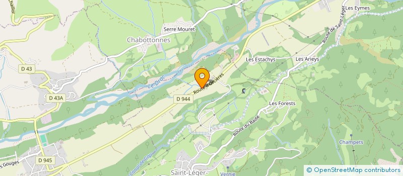 localisation de l'entreprise ASSOCIATION SEJOUR-VACANCES à SAINT-PAUL-EN-FORET