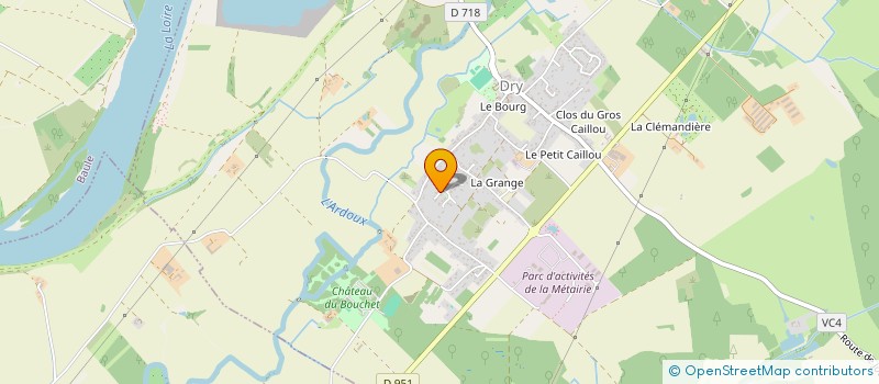 localisation de l'entreprise ASSOCIATION SELF DEFENSE CLERY  DRY