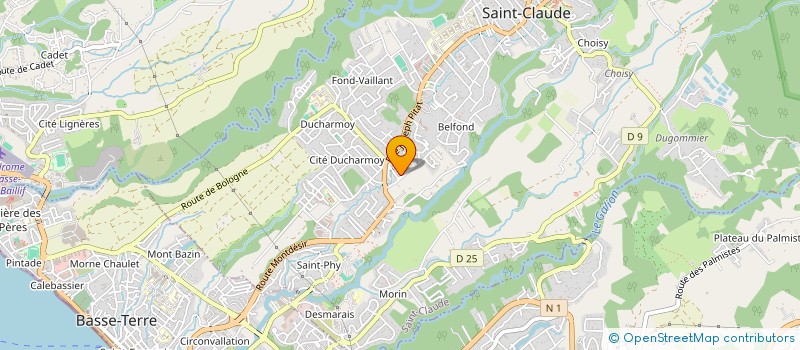 localisation de l'entreprise ASSOCIATION SENCHIN KARATE SAINT CLAUDE à SAINT-CLAUDE