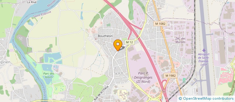 localisation de l'entreprise ASSOCIATION SENEGALAISE POUR L'ENTRAIDE ET LA FRATERNITE  ANDREZIEUX-BOUTHEON