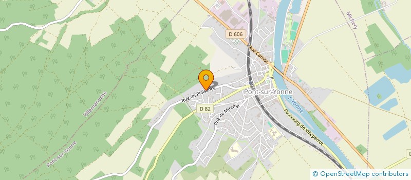 localisation de l'entreprise ASSOCIATION SENONAISE AIRSOFT LES LOUPS SENONAIS à PONT-SUR-YONNE