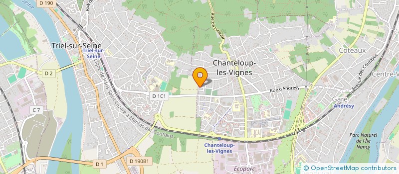 localisation de l'entreprise ASSOCIATION SENS'ASS à CHANTELOUP-LES-VIGNES