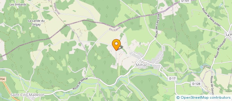 localisation de l'entreprise ASSOCIATION SENS DU COLLECTIF  MILHAC