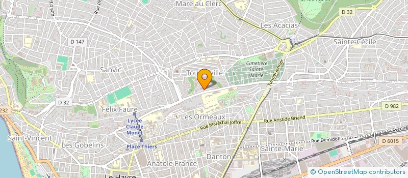 localisation de l'entreprise ASSOCIATION SENS ET ETRE  LE HAVRE