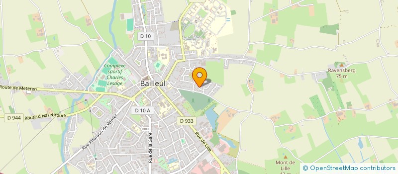 localisation de l'entreprise ASSOCIATION SENS ET VIE à BAILLEUL