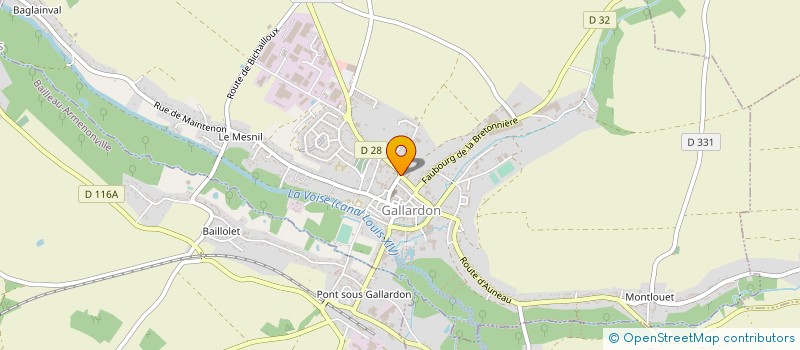 localisation de l'entreprise ASSOCIATION SENTEURS CACHEES à GALLARDON