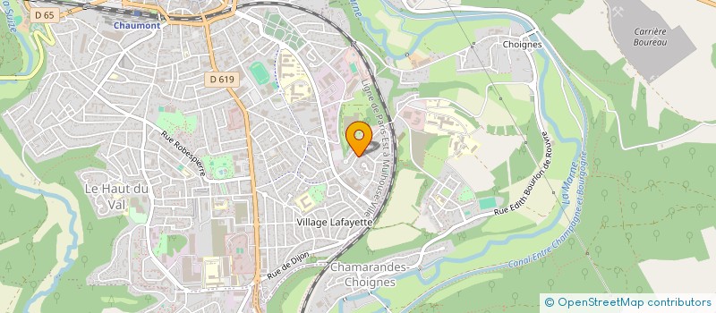 localisation de l'entreprise ASSOCIATION SEQUENCE COM' à CHAUMONT