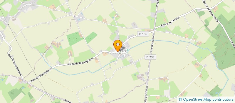 localisation de l'entreprise ASSOCIATION SERCUS LOISIRS  SERCUS