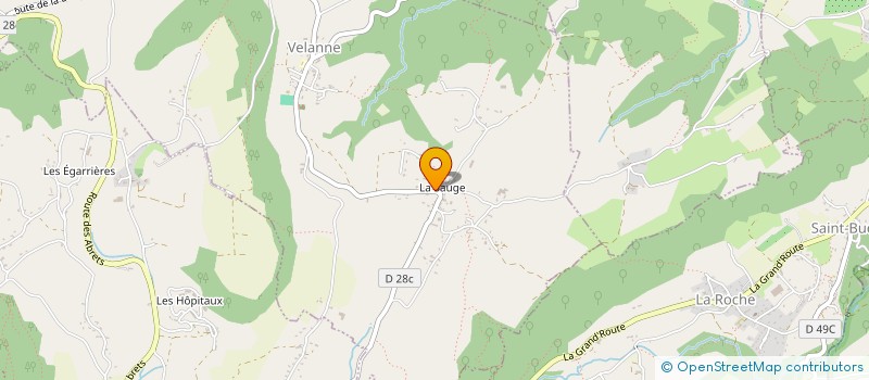 localisation de l'entreprise ASSOCIATION SERVAN  VELANNE