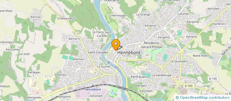 localisation de l'entreprise ASSOCIATION SERVIAM  HENNEBONT