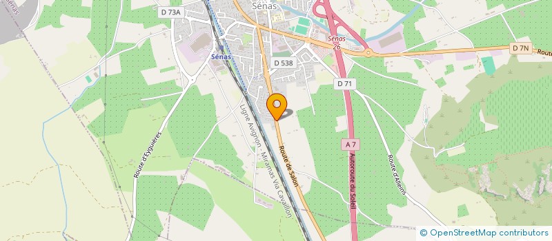 localisation de l'entreprise ASSOCIATION SERVICE A DOMICILE  SENAS