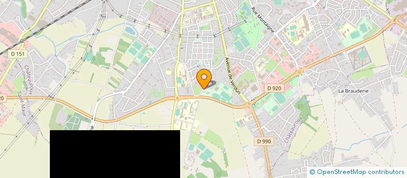 localisation de l'entreprise ASSOCIATION SERVICE A LA PERSONNE DANS L'INDRE à CHATEAUROUX