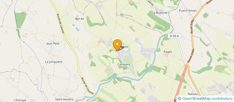 localisation de l'entreprise ASSOCIATION SERVICE D AIDE ET D ACCOMPAGNEMENT POUR LE MAINTIEN A DOMICILE à CASTRES