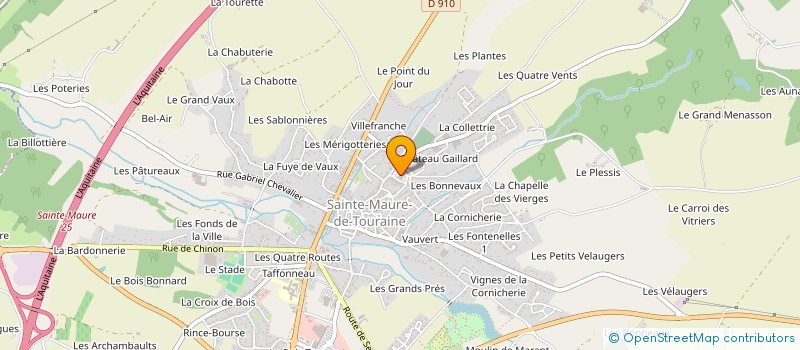 localisation de l'entreprise ASSOCIATION SERVICE EMPLOI POUR TOUS à SAINTE-MAURE-DE-TOURAINE