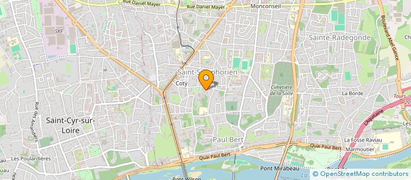 localisation de l'entreprise ASSOCIATION SERVICE EMPLOI REINSERTION à TOURS