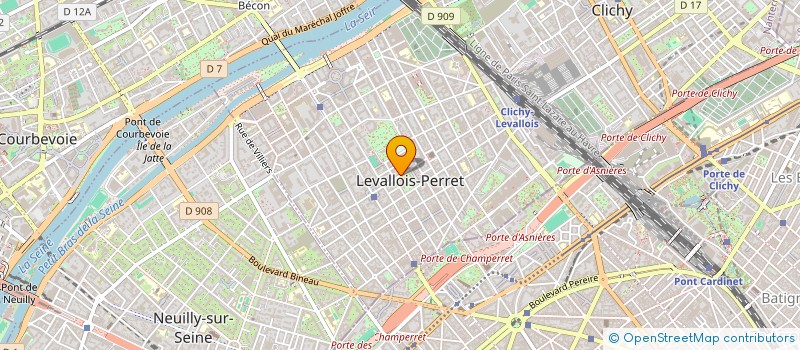 localisation de l'entreprise ASSOCIATION SERVICES à LEVALLOIS-PERRET