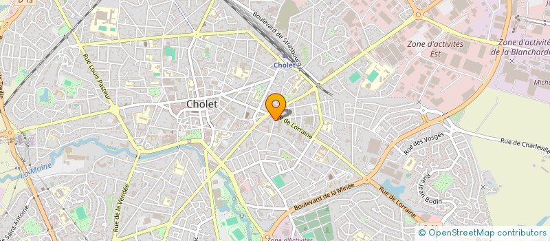 localisation de l'entreprise ASSOCIATION SERVICES ENTREPRISES à CHOLET