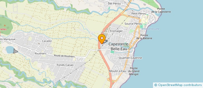 localisation de l'entreprise ASSOCIATION SERVICES METIERS SUPPORTS (SMS)  CAPESTERRE-BELLE-EAU