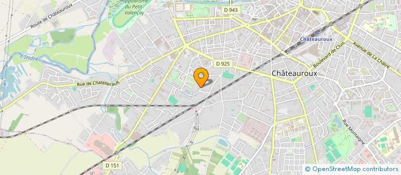localisation de l'entreprise ASSOCIATION SEVE à CHATEAUROUX