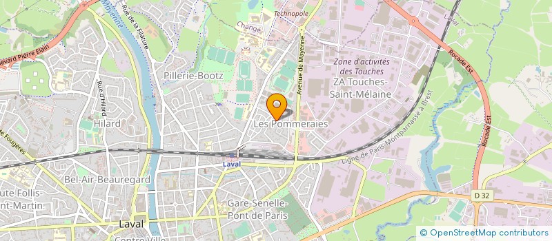 localisation de l'entreprise ASSOCIATION SEVE ET RACINES à LAVAL