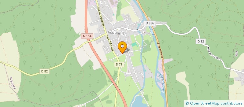 localisation de l'entreprise ASSOCIATION SEVERINE SERVICE  ACQUIGNY