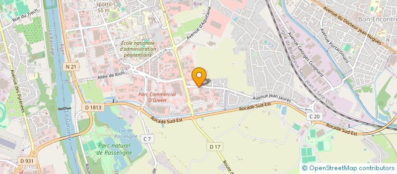 localisation de l'entreprise ASSOCIATION SF47-SERVICES  BOE