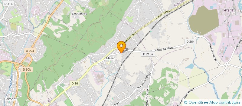 localisation de l'entreprise ASSOCIATION SFTT  SAINT-PRIVAT-DES-VIEUX