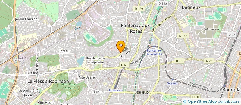 localisation de l'entreprise ASSOCIATION SHELIAK à FONTENAY-AUX-ROSES