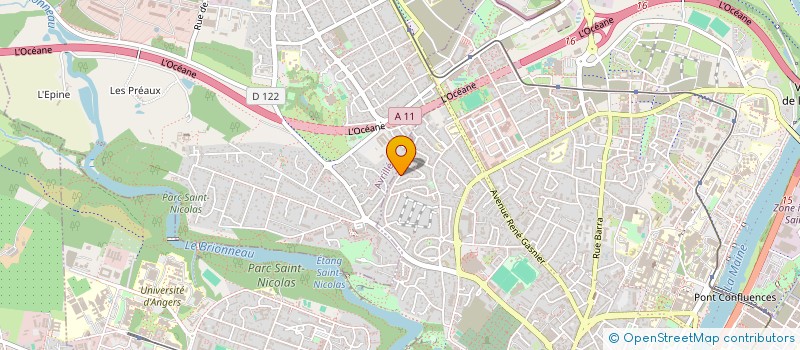 localisation de l'entreprise ASSOCIATION SHOW COM' à ANGERS