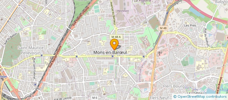 localisation de l'entreprise ASSOCIATION SI TUENDA GOSPEL  MONS-EN-BARUL