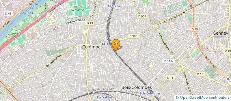 localisation de l'entreprise ASSOCIATION SIDA-PAROLES à COLOMBES