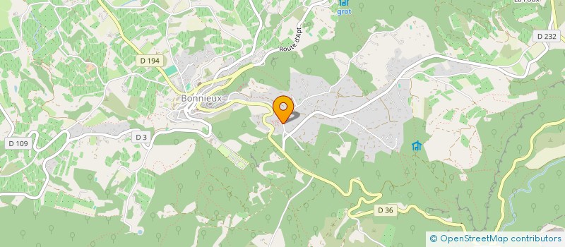 localisation de l'entreprise ASSOCIATION SIDEP  BONNIEUX