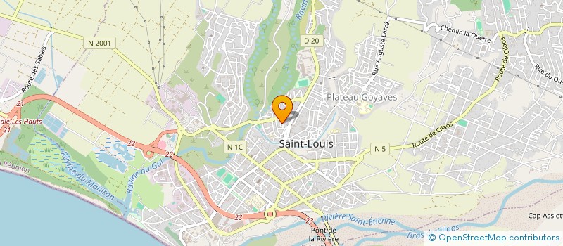localisation de l'entreprise ASSOCIATION SIDR AVENIR PONT NEUF à SAINT-LOUIS