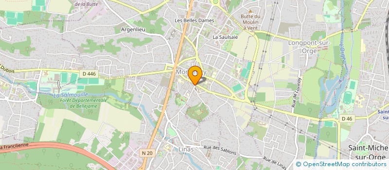 localisation de l'entreprise ASSOCIATION SIDY AMADOUSIDY SOLIDARITE PARTAGE  MONTLHERY