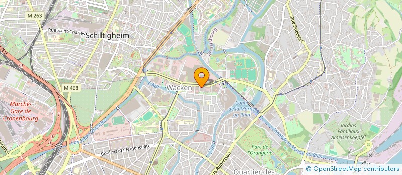 localisation de l'entreprise ASSOCIATION SIG ET BENEVOLES à STRASBOURG