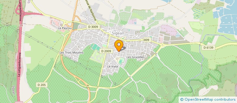localisation de l'entreprise ASSOCIATION SIGEAN ART ET CULTURE - ASAC à SIGEAN