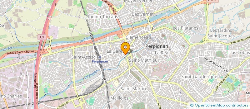 localisation de l'entreprise ASSOCIATION SIGNE  PERPIGNAN