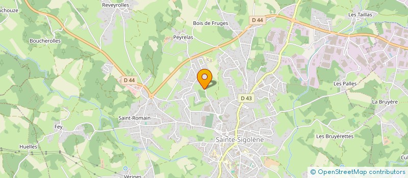 localisation de l'entreprise ASSOCIATION SIGOLENOISE SOUTIEN ACCUEIL MIGRANTS - ASSAM  SAINTE-SIGOLENE