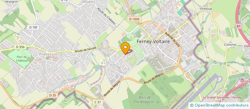 localisation de l'entreprise ASSOCIATION SIHR FHM à FERNEY-VOLTAIRE