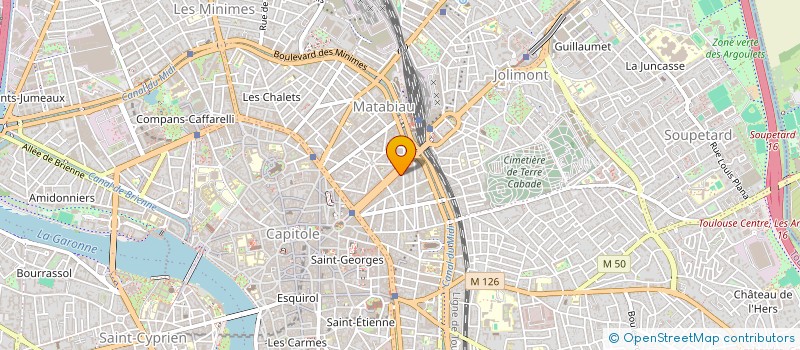 localisation de l'entreprise ASSOCIATION SILLAGE  TOULOUSE