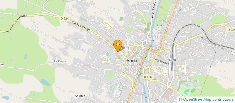 localisation de l'entreprise ASSOCIATION SILOE  AUCH