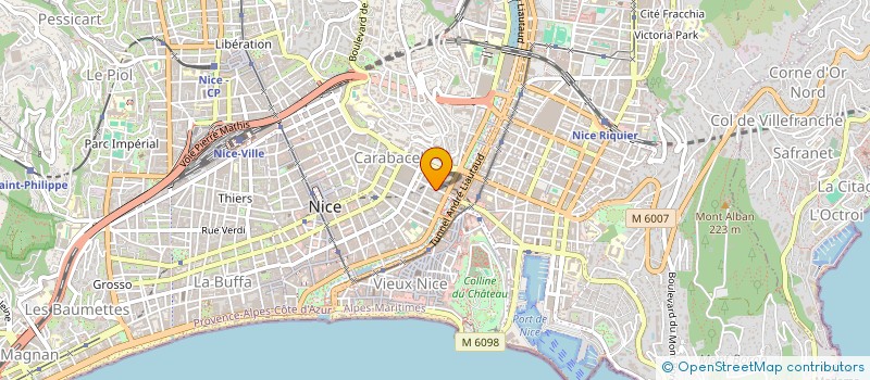 localisation de l'entreprise ASSOCIATION SIN  NICE