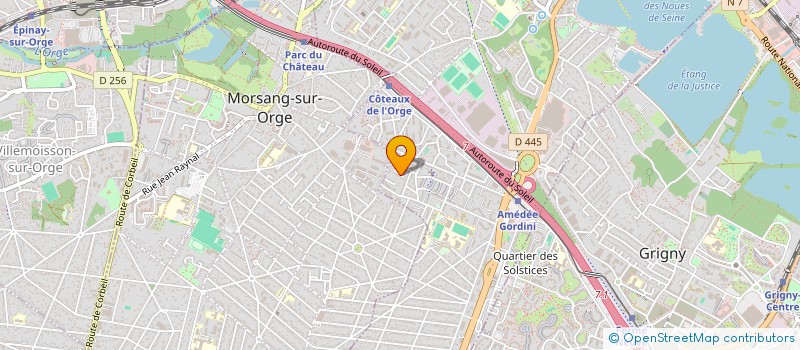 localisation de l'entreprise ASSOCIATION SINO FRANCAISE POUR LES RECHERCHES LITTERAIRES ET ARTISTIQUES à VIRY-CHATILLON