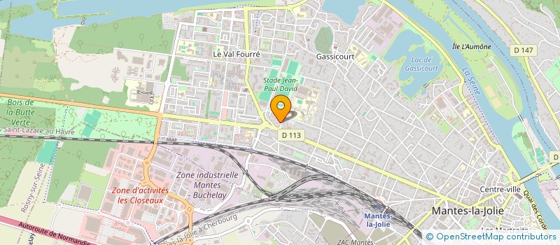 localisation de l'entreprise ASSOCIATION SIRIUS IVOIRE  MANTES-LA-JOLIE