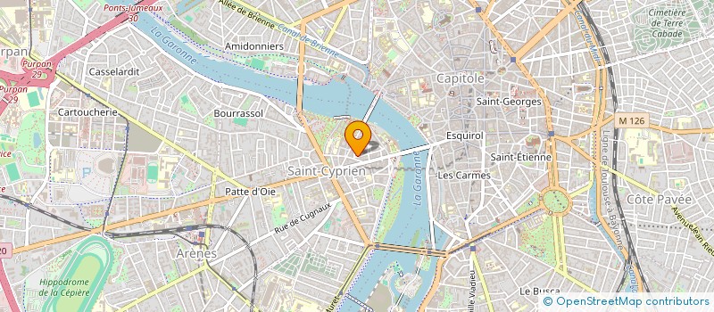 localisation de l'entreprise ASSOCIATION SITIO  TOULOUSE