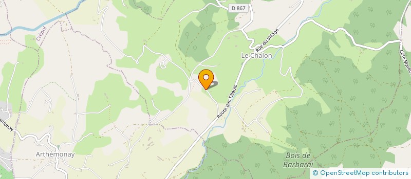 localisation de l'entreprise ASSOCIATION SIX  LE CHALON