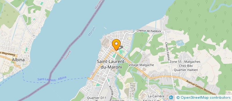 localisation de l'entreprise ASSOCIATION SIX16TEEN EVENTS  SAINT-LAURENT-DU-MARONI