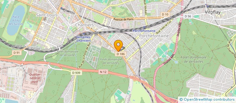 localisation de l'entreprise ASSOCIATION SKA AIDE A DOMICILE  VERSAILLES