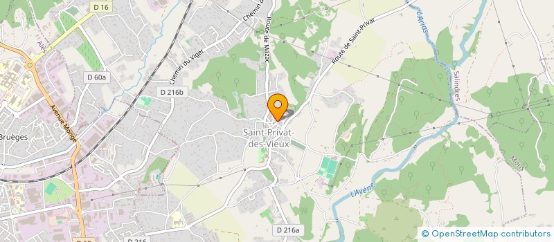 localisation de l'entreprise ASSOCIATION SKALOPARDS ANONYMES  SAINT-PRIVAT-DES-VIEUX