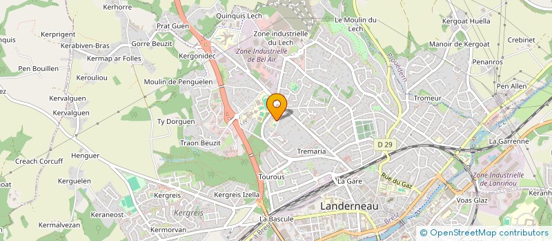 localisation de l'entreprise ASSOCIATION SKOL DIWAN LANDERNE à LANDERNEAU
